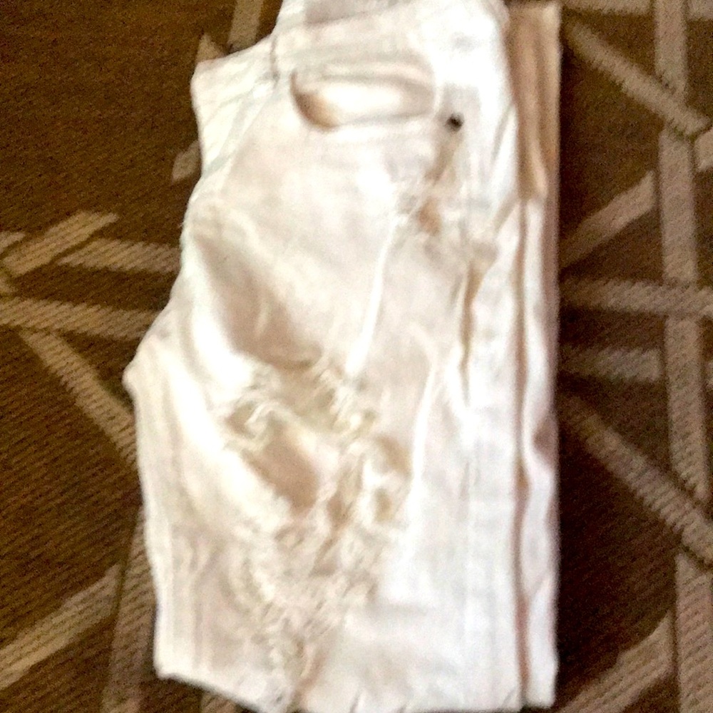 Distressed jeans